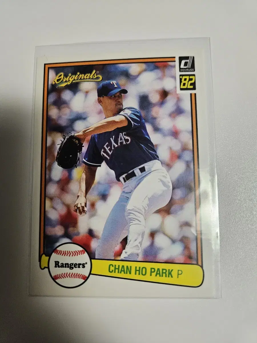 박찬호 2002 Donruss base 카드